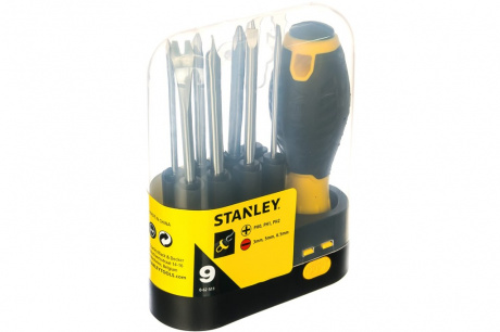 Купить Отвертка STANLEY "MULTIFUNCTIONAL с 9-тью вставками     0-62-511 фото №2