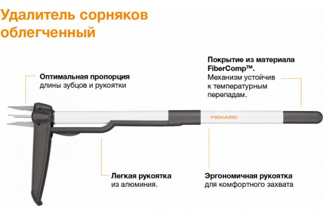 Купить Удалитель сорняков Fiskars облегченный   139940/1020127 фото №6