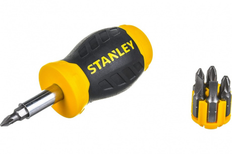 Купить Отвертка STANLEY MULTIBIT STUBBY с 6-тью вставками     0-66-357 фото №6